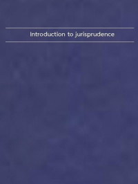 Introduction to jurisprudence