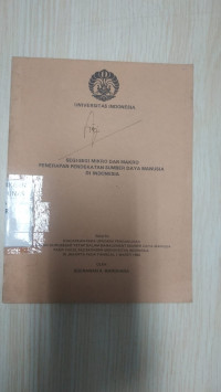 Segi - Segi Mikro dan Makro Penerapan Pendekatan Sumber Daya Manusia di Indonesia