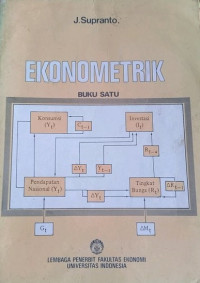 Ekonometrik : buku satu