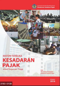 Materi terbuka kesadaran pajak untuk perguruan tinggi