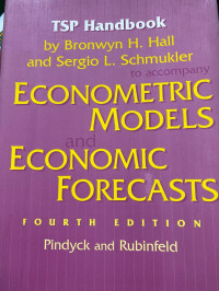 Econometric Models and Economic Forecasts