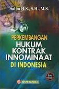 Perkembangan Hukum Kontrak Innominaat Indonesia