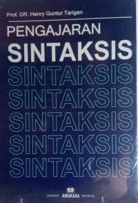 Pengajaran sintaksis