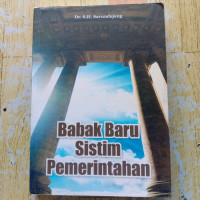 Babak baru sistim pemerintahan