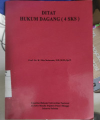 Diktat hukum dagang (4 sks)