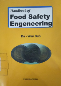 HAndbook Of Food Safety Engeneering