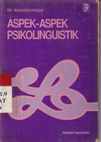 Aspek-aspek psikolinguistik