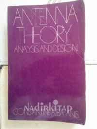 Atenna theory: analysis and design