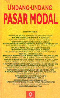 Undang-Undang Pasar Modal