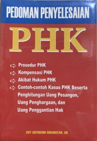 Pedoman penyelesaian PHK