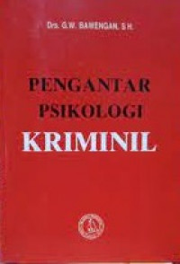 Pengantar Psikologi Kriminil