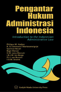 Pengantar hukumm administrasi indonesia