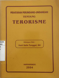 Peraturan perundang-undangan tentang terorisme