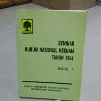 Seminar hukum nasional keenam tahun 1994 (Buku 2)