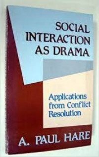 Social Interaction as drama applications from conflict resolution