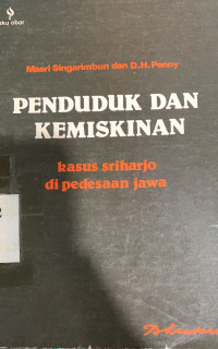 Penduduk dan kemiskinan : kasus sriharjo di pedesaan jawa