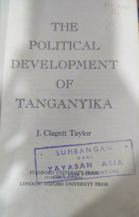 The political development of Tanganyika