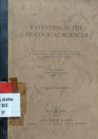 Patenting in the biological sciences