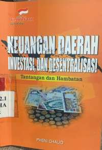 Keuangan daerah, investasi dan desentralisasi