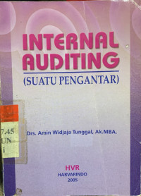 Internal auditing: suatu pengantar