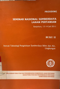 Prosiding seminar nasional sumberdaya lahan pertanian