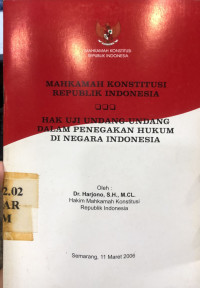 Mahkamah Konstitusi Republik Indonesia