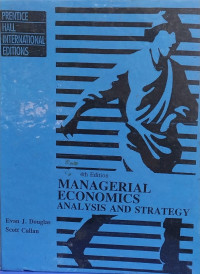 Managerial Economics : Analysis and Strategy 4th Edition