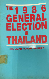 The 1986 General Election In Thailand