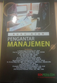 Buku ajar : Pengantar manajemen