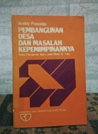 Pembangunan Desa dan Masalah Kepemimpinannya