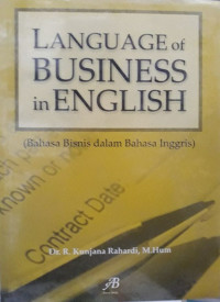 Language of business in english (bahasa bisnis dalam bahsa inggris)