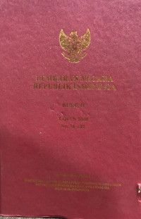 Lembaran Negara Republik Indonesia, Buku IV