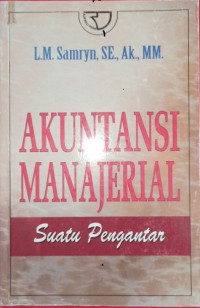 Akuntansi manajerial suatu pengantar