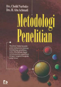 Metode Penelitian : memberikan bekal teoretis pada mahasiswa tentang metodologi penelitian serta diharapkan dapat melaksanakan penelitian dengan langkah-langkah yang benar