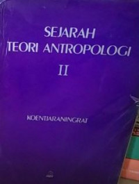 Sejarah teori antropologi II