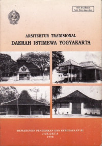 Arsitektur tradisional daerah istimewa yogyakarta