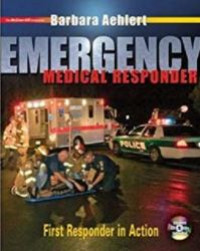 Emergency medical responder in action