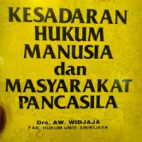 Kesadaran hukum manusia dan masyarakat pancasila