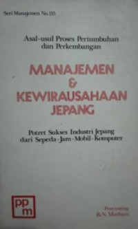 Manajemen dan kewirausahaan Jepang