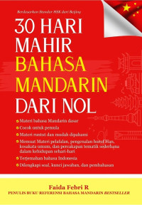 30 Hari Mahir Bahasa Mandarin dari Nol