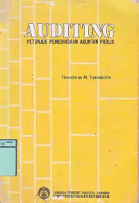 Auditing : pentunjuk pemeriksaan akuntan publik