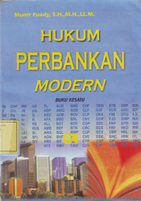 Hukum Perbankan Modern; Buku Kesatu