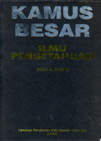 Kamus besar ilmu pengetahuan