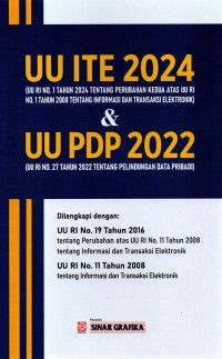 UU ITE 2024 dan UU PDP 2022