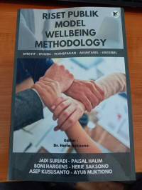 Riset publik model wellbeing methodology