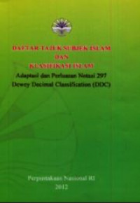 Daftar tajuk  subjek islam dan klasifikasi islam: adaptasi dan perluasan notasi 297dewey decimal classification (DDC)