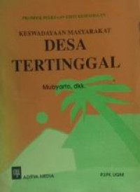 Keswadayaan masyarakat desa tertinggal