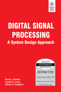 Digital signal processing : a system design approach