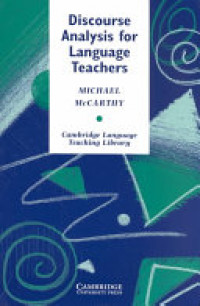 Discourse analysis for language teachers