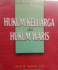 Hukum keluarga dan hukum waris